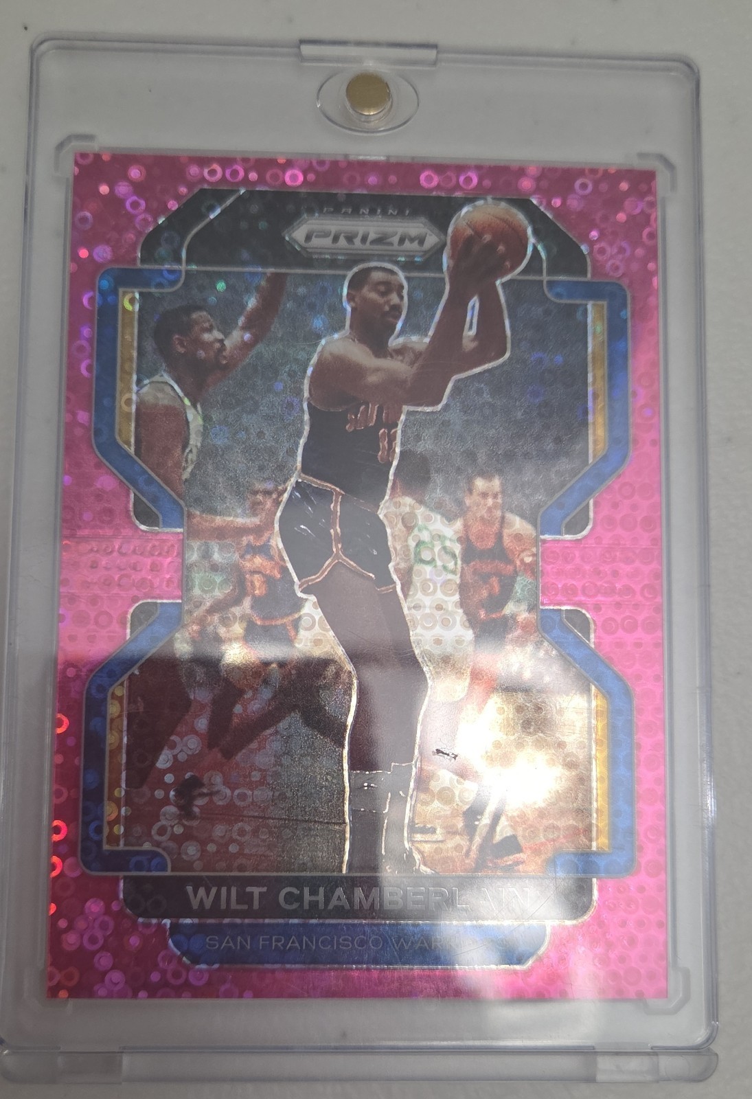2021-22 Panini Prizm - Wilt Chamberlain #260 Pink Fast Break Prizm /50