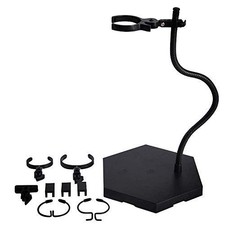 Doll Figure Stand, Toy Holder,Action Display for 1/6 1/9 black
