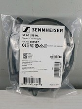 Sennheiser Epos SC 60 USB ML Double Sided Headset Headphones - Black