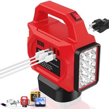 250W Power Inverter Compatible for Milwaukee 18V Battery, DC 20V to AC Red