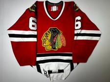 Chicago Blackhawks Bob Murray CCM 1990 Authentic Hockey Jersey Center Ice