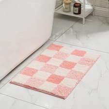 Bath mats for Bathroom Non Slip, Fluffy Absorbent Microfiber Bath mat Washabl...