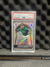 2011 Topps Finest - Dustin Ackley Refractor /499 Rookie auto 