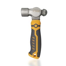 Small Ball Peen Hammer, 15 oz, Stubby Ball Pein Hammer, Forged Fine Grain
