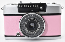     MINT OLYMPUS PEN EE-3 PINK 35mm Half Film Camera Japan 2772816
