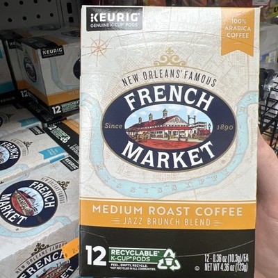 French Market Coffee Medium Roast Jazz Brunch Blend 72ct, FAST FREE SHIPPING