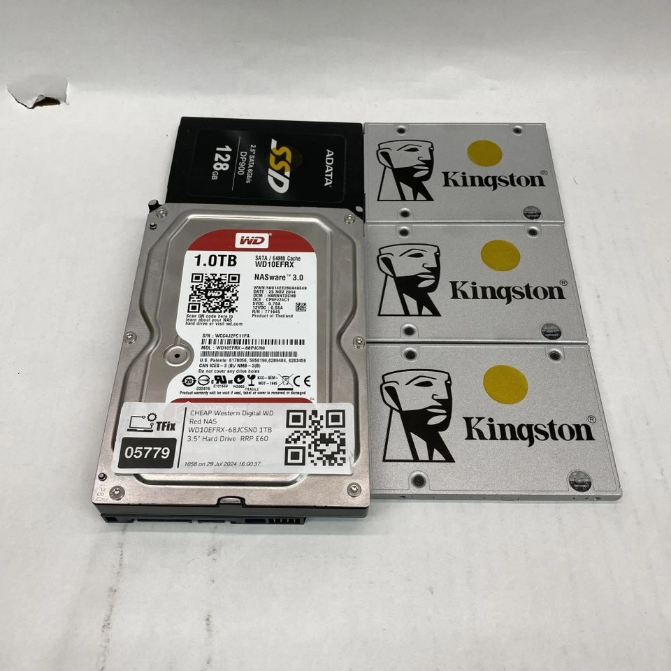 High-Performance Storage Bundle Western Digital Kingston ADATA SSDs - Image 2 of 4