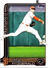 Tyler Fitzgerald 2025 Topps #596 San Francisco Giants