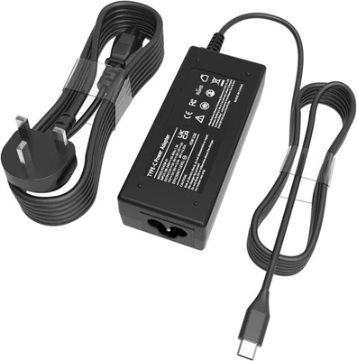 45W USB-C Chromebook Laptop Charger for Lenovo HP Acer ASUS Dell Google UK PD - Image 1 of 4