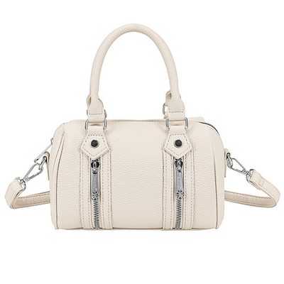 Gallantry Damen Bowling Handtasche mit elegantem genarbtem Effekt mit Schultergurt