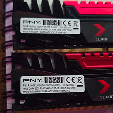 PNY XLR8 32GB 2x16GB DDR4-3200 PC4-25600 288-Pin DIMM Non-ECC