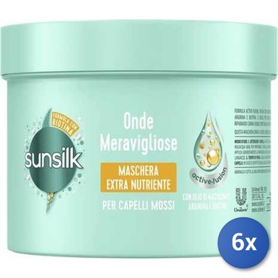 6x Konvolut Sunsilk Maske Wunderwellen Ml 440