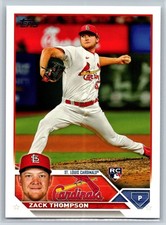 #34 Zack Thompson, St. Louis Cardinals - RC 2023 Topps  Series 1 Base
