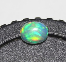 Natural Ethiopian Wello Fire Opal Cabochon Gemstone 7X9mm Loose AAA