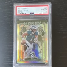 2024 Panini Mosaic Money Insert Jalen Hurts #20 Eagles PSA 8
