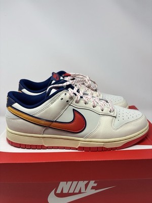 Nike Dunk Low SE Retro Pale Ivory Crimson Sail HV5749-110 Men s Size 9