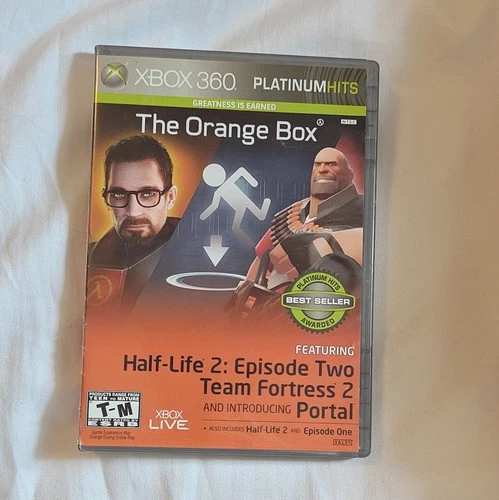 Valve The Orange Box Xbox 360 Platinum Hits Shooter M Rated Half-Life Series