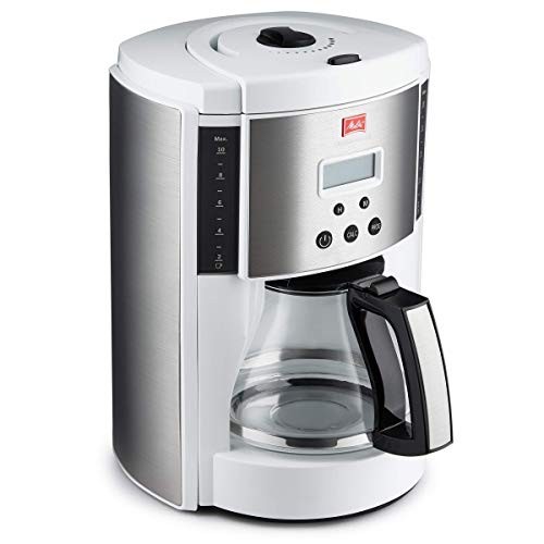 With Glass Carafe, 10 Cups - White