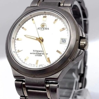 Citizen Attesa 8210 824661 Titanium Automatic Watch Timepiece Mens Classic