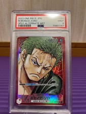 PSA9 Roronoa Zoro Leader Parallel OP01 001 One Piece Card