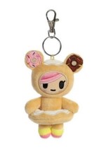 Donutella Tokidoki Girl Clip on 4" tall Aurora World Mini Plush Collectible Fun 
