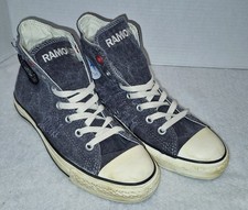 2007 CONVERSE RAMONES PROJECT RED High Tops Mens Size 6 Women's 8 RARE
