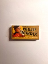 Vintage 1950s Philip Morris Guest Sample Cigarette Box Package Only EMPTY