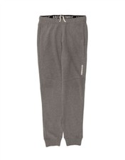 ABERCROMBIE & FITCH Boys Tracksuit Trousers Joggers 13-14 Years Grey BU04