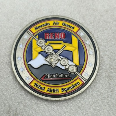 Nevada Air Guard 192nd Airlift Squadron Challenge Coin