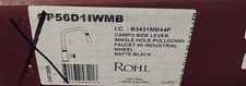Rohl A3431ILMB-2 Campo 1.8 GPM Kitchen Faucet, Matte Black*READ*