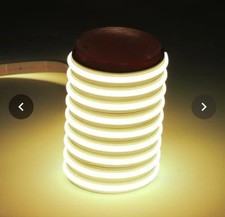 pcningled Bright COB LED Strip Light AC 110V Adhesive Flexible Cuttable Strip