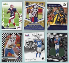 🏈 Buffalo Bills Lot (14 Cards) –  White /49 Triple Jersey, Lynch RC,Cook