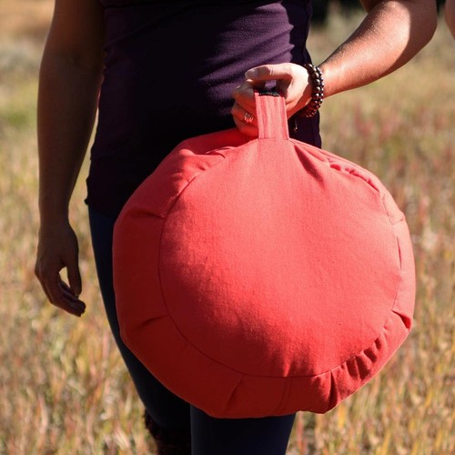 Hugger Mugger Zafu Meditation Cushion Plum - Picture 8 of 9