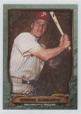 2017 Topps Gallery Hall of Fame Green 40/250 Richie Ashburn #HOF-7 HOF 6k2