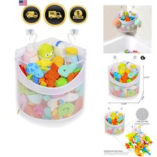 Baby Bath Toy Organizer, Quick Drying and Mould Proof, Corner Hang-Suspension...