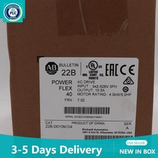 22B-D010N104 Allen Bradley SER A Powerflex 40 AC Drive 5HP SEALED