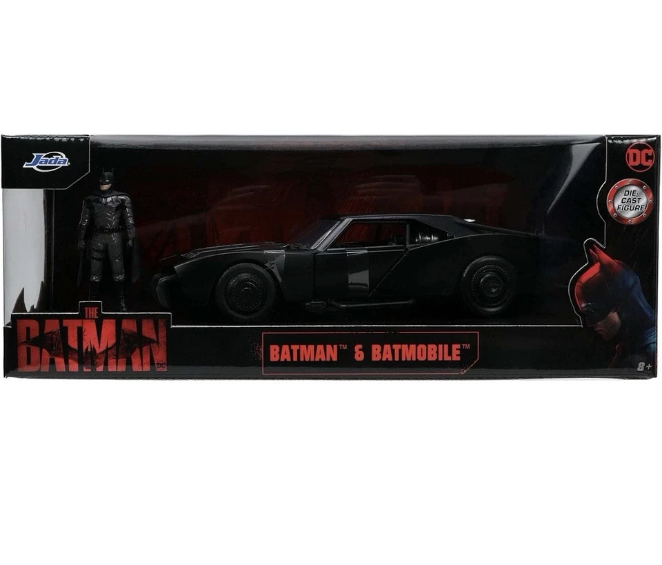 Coche fundido a presión Batimóvil Jada Toys DC Comics 1:32 1989 con figura de Batman, juguetes... Foto 2 de 4