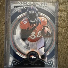 Topps Montee Ball Denver Broncos 2013 Topps Strata Rookie Card #38. rookie card picture