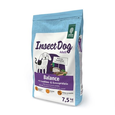 7,5 kg GREEN PETFOOD InsectDog Balance Enten- & Insektenprotein glutenfrei adult