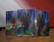 2025 Star Wars Topps Chrome Galaxy Kit Fisto #44 Mini Diamond, Refractors, Base