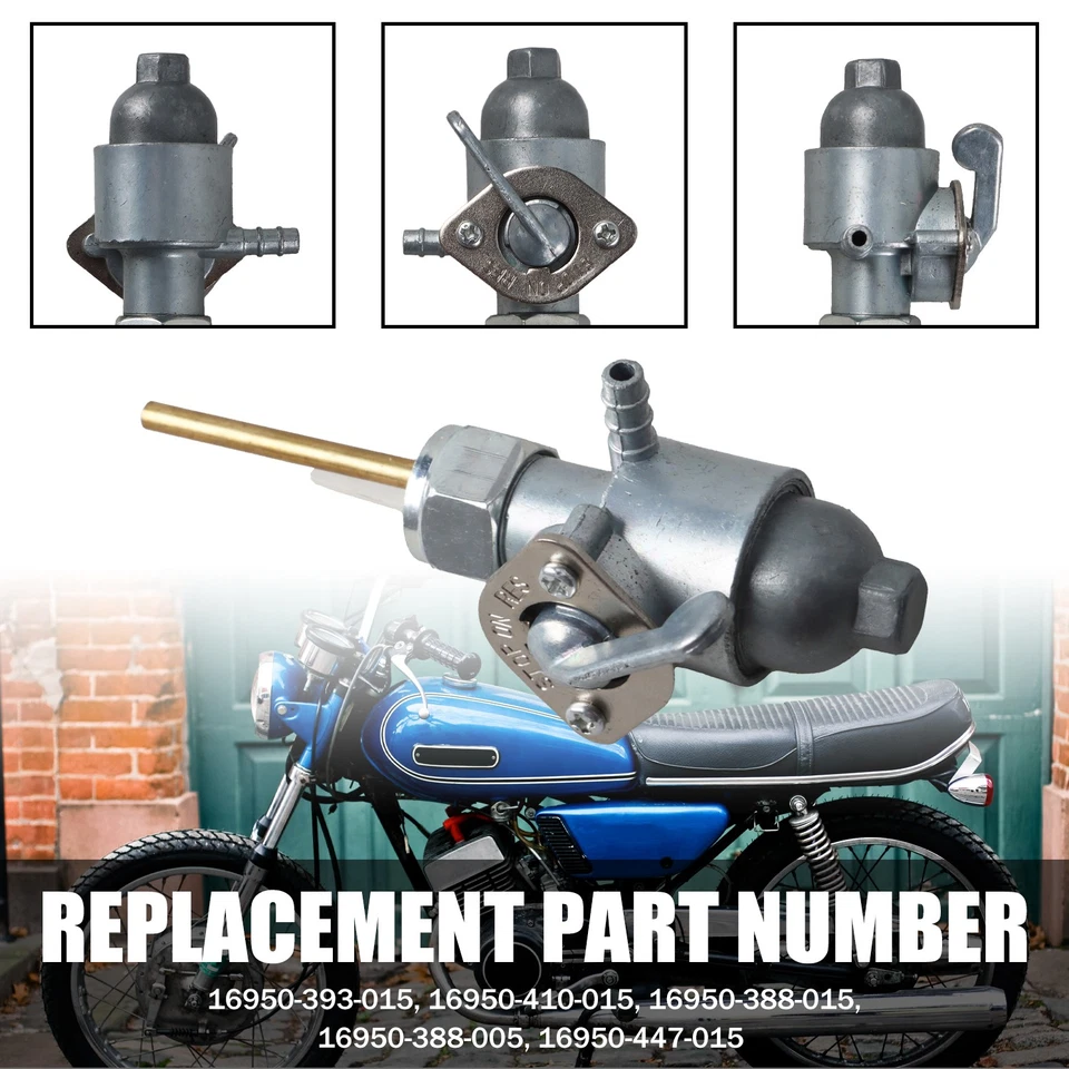 1x Tornillo de gasolina para Yamaha LT2M LT2 LT3 1972-1973 LTMX YL2C M YB100 RX100 Foto 3 de 4
