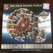 MasterPieces - NFL - Helmet Drip Art 500 Piece Shaped Jigsaw Puzzle