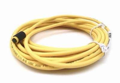 PKG 3Z-5 Cordset, Straight Female, 3, 125 VAC/VDC, 4 A Sensor - TURCK