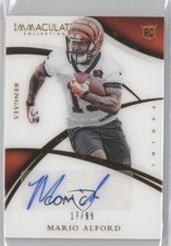 2015 Panini Immaculate Rookie Auto 17/99 Mario Alford #120 Auto 3c4