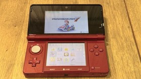 Nintendo 3DS Handheld System - Flame Red - Mario kart 7 - New Charger