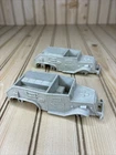 MARX BATTLEGROUND/DESERT FOX-LIGHT GRAY GERMAN APC LOT OF 2 Parts Only