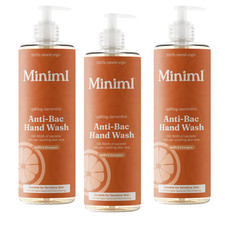 Uplifting Clementine - Anti-Bac Hand Wash by Miniml - 400ml - Pack of 3