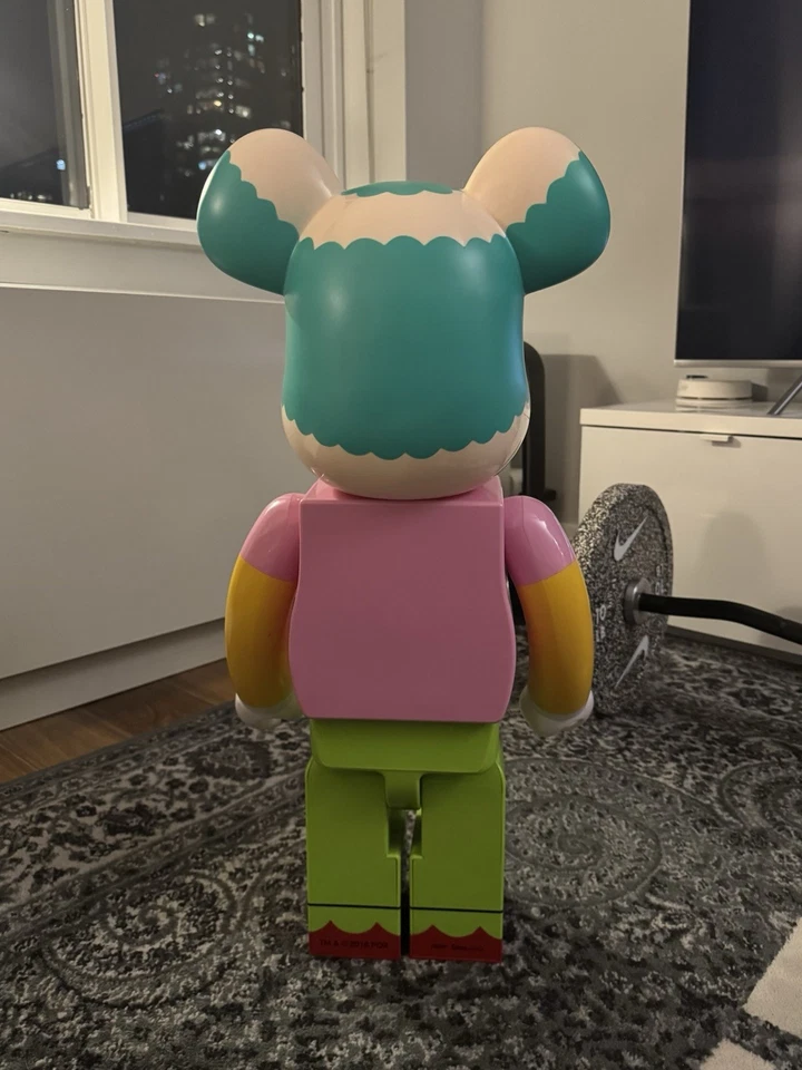 Medicom x los Simpson Krusty el Payaso Bearbrick 1000% Súper raro  Foto 4 de 4