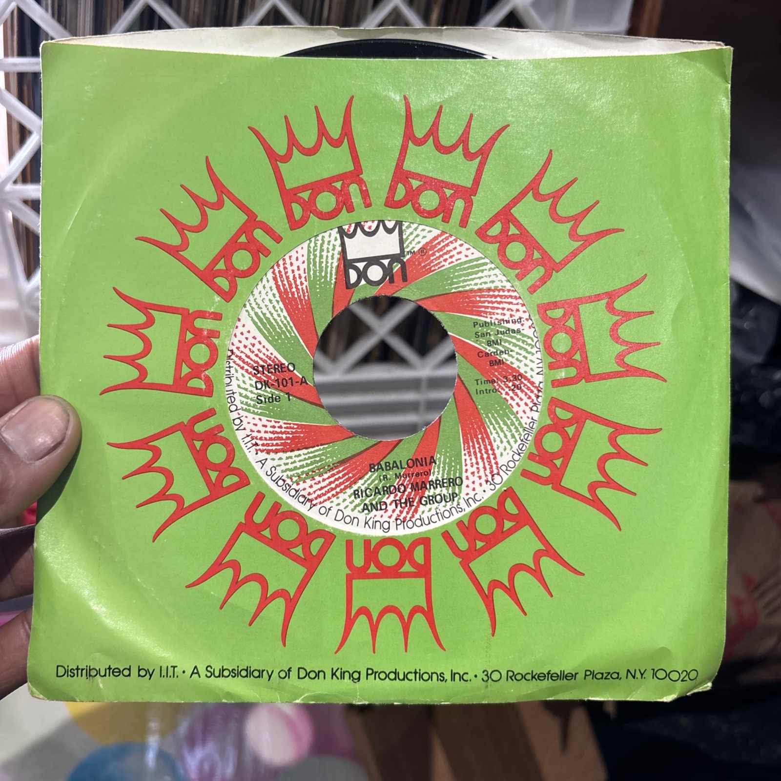 Funk Soul Nm! 45 Ricardo Marrero And The Group Babalonia / My Friend On Don HEAR