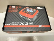 Hitec X2 AC Plus RED Edition AC/DC LIPO RC Multi-Charger Dual Port